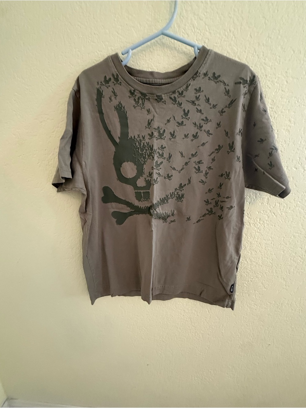 Psycho Bunny Olive Green Short-Sleeve Graphic Tee